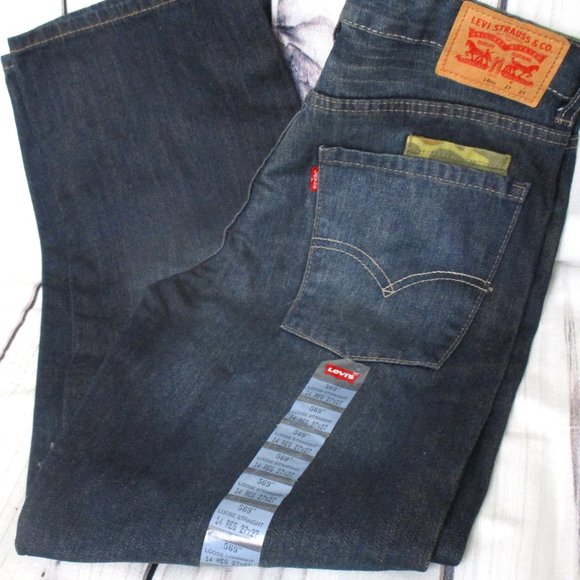 Levi's Men's 569 Levis Loose Straight Fit Jeans - Picture 1 of 3
